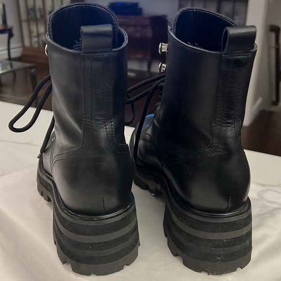 MARC FISHER LTD LACE UP COMBAT BOOTS SIZE 8 - Picture 5 of 9